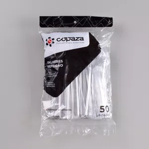 Garfo Refeição Cristal 17,70 cm - C/50 Unidades