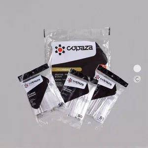 Kit Refeição Cristal - Prato 21 cm, Colher, Garfo e Faca - C/50 Unidades