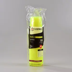 Pote Amarelo Redondo 500 ml - C/50 Unidades