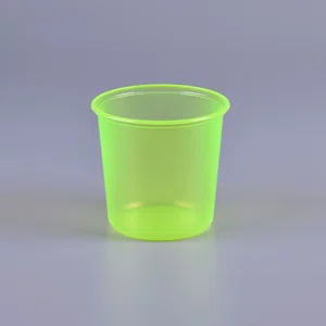 Pote Amarelo Redondo 500 ml - C/50 Unidades