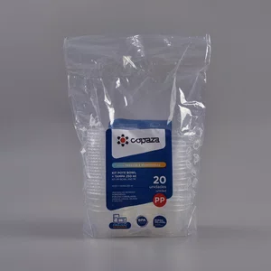 Pote Bowl com Tampa 250 ml - C/20 Unidades