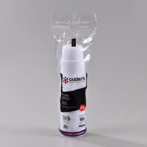 Pote Branco Redondo 200 ml - C/50 Unidades