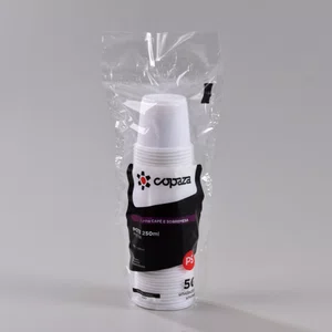 Pote Branco Redondo 250 ml - C/50 Unidades