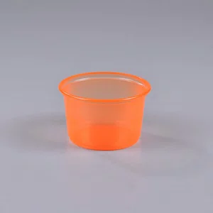 Pote Laranja Redondo 200 ml - C/50 Unidades