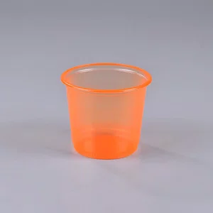 Pote Laranja Redondo 250 ml - C/50 Unidades