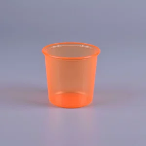 Pote Laranja Redondo 500 ml - C/50 Unidades