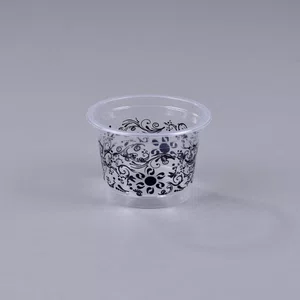 Pote Personalizado Arabesco Preto 110 ml - C/50 Unidades