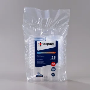 Pote Redondo Com Tampa 250 ml - C/25 Unidades