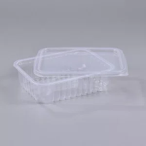 Pote Retangular Com Tampa 750 ml - C/25 Unidades
