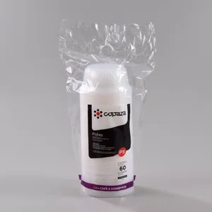 Pote Transparente Combate 650 ml - C/60 Unidades