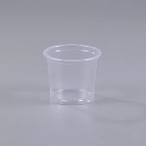 Pote Transparente Redondo 145 ml - C/50 Unidades