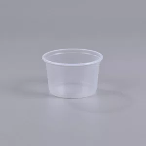 Pote Transparente Redondo 200 ml - C/50 Unidades