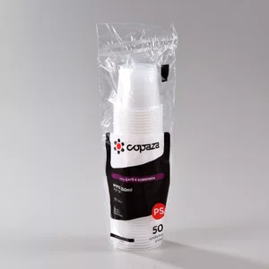 Pote Transparente Redondo 250 ml - C/50 Unidades