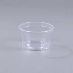 Pote Transparente Redondo 250 ml - C/50 Unidades