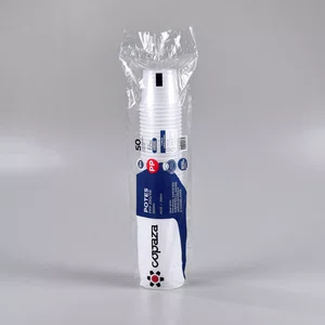 Pote Transparente Redondo 350 ml - C/50 Unidades