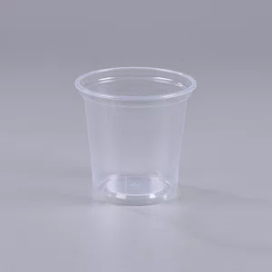 Pote Transparente Redondo 400 ml - C/50 Unidades