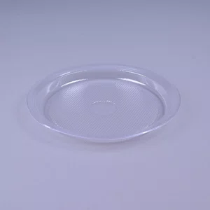 Prato Cristal 21 cm - C/10 Unidades
