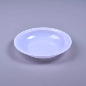Prato Fundo Branco 21 cm - C/10 Unidades