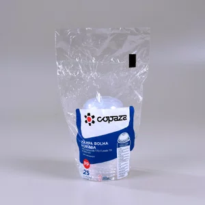 Tampa Bolha Furada Transparente 08 - C/25 Unidades