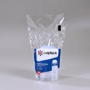 Tampa Bolha Transparente 08 - C/25 Unidades