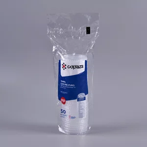 Tampa Transparente 08 Perfurada - C/50 Unidades