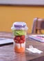 Kit Salada - Copo 550 ml, Pote 75 ml e Tampa Abaulada - C/50 Unidades